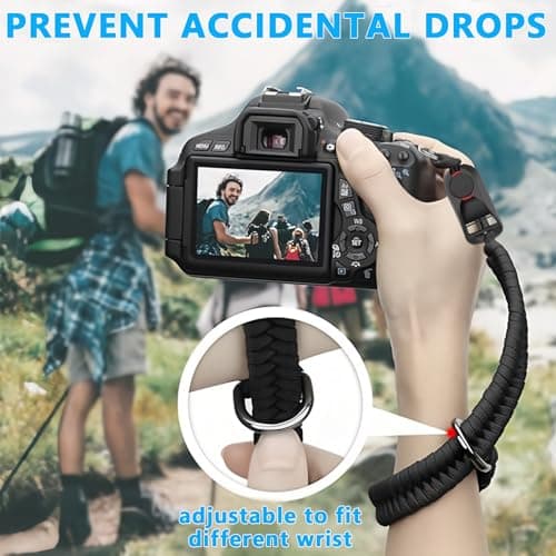 Black Fast Camera Strap with 4 Color Quick Release Buckle for Photographers — view 5