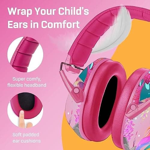 Kids Ear Defenders - Noise Cancelling Headphones - Unicorn Fantasy — view 4