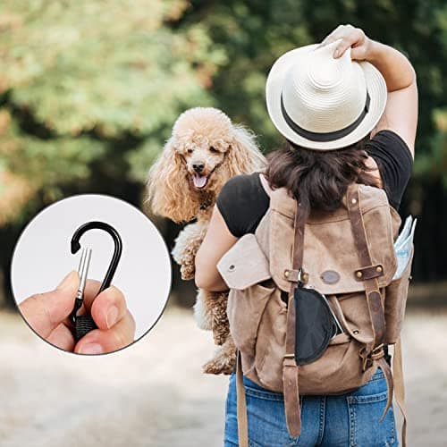 MABAHON 2Pcs Collapsible Dog Travel Bowls Portable Nylon With Clean Cloth — view 6