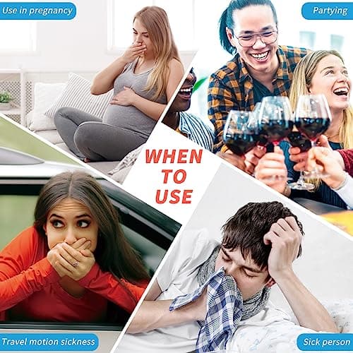 Disposable Sick Vomit Bags for Car Travel 10Pack, 1500ml White High Density Leak Resistant & Portable Travel Sickness Emesis Barf Bags with Snap for Car Motion Sickness,Kids,Pregnant Woman, Airsick — view 6