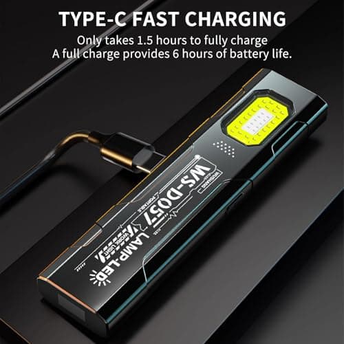 Small Flat Torch, Rechargeable Mini LED Torch 550LM Multi Mode EDC Torch — view 4