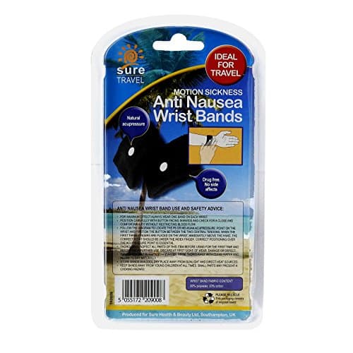 Sure Travel Anti-Nausea Sickness Sea, Flight, Car, Train Sick Bands - Twin Pack (4 x Bands) — view 3