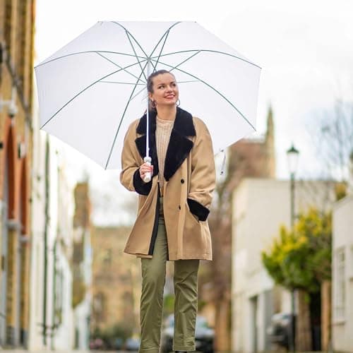 Fulton Fairway 3 White Women's Umbrella White One Size — view 6