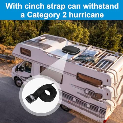 MQLD RV Air Conditioner Cover Camper Trailer AC Unit Cover for Roof top a/c — view 4