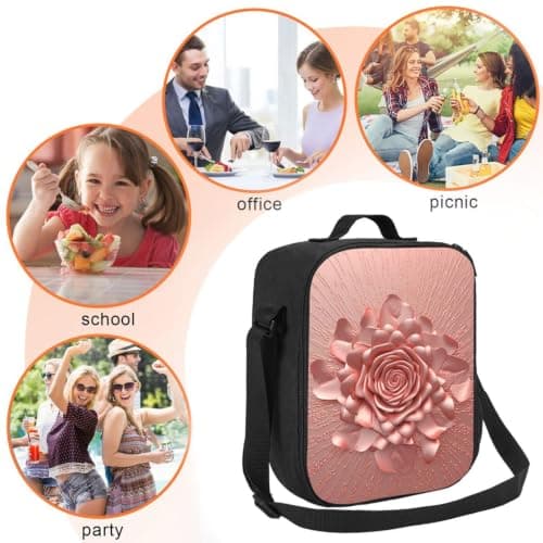 Lunch Bag for Women & Men Insulated Lunch Box Leakproof Cooler Tote Bags — view 5