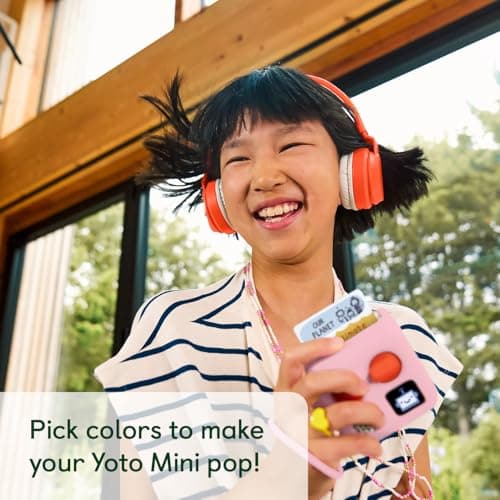 YOTO Mini (2024 Edition) + Adventure Jacket in Think Pink Bundle - All-in-1 Travel Device for Stories Music Podcast Radio White Noise Ok-to-wake Alarm Clock, Use as Speaker or with Headphones — view 5