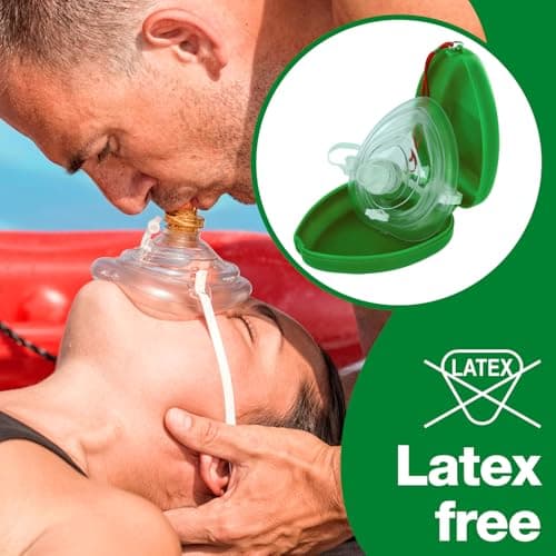 Safety First Aid HypaGuard Pocket CPR Face Mask for Resuscitation — view 2