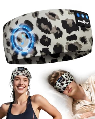 MUSICOZY Sleep Headphones Headband Bluetooth 5.4 Cool for Sleep & Sport