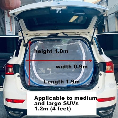 Anti-Flying Net Trunk Privacy Mesh Automatic Opening Design Spacious Design — view 5