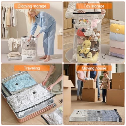 GRIFEMA GH83-6 Vacuum Storage Bags 80x60 cm 6 Pack — view 5
