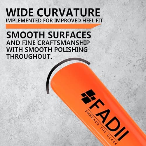 FADII Shoe Horn Long Handled 45cm+22cm Long Shoe Horn-Plastic Shoehorn For Men, Women With Comfort Grip Long Shoe Horns-Flexible Extra Long Shoe Horn For Elderly- Pack of 2 Shoe Spoon — view 2
