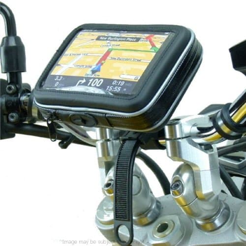 BUYBITS 5inch Widescreen GPS SatNav Strap Motorcycle Mount (sku 16402)