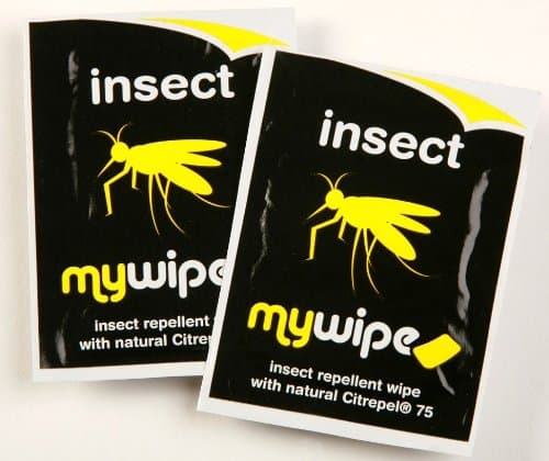 MYWIPE Individual Insect Repellent with Natural Citrepel 75® Wipes *NEW DEET Free Formula* (20) — view 3