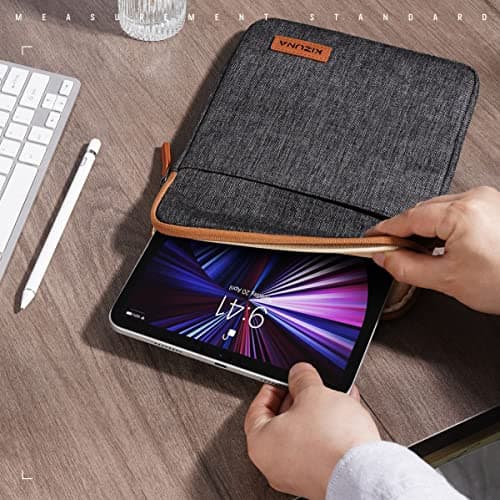 KIZUNA 7.9-8 Inch Tablet PC Sleeve Laptop Case Water Resistant Bag Cover for iPad mini 4/8" SAMSUNG Galaxy Tab/7.9" ASUS ZenPad/LENOVO Tab 4 8 Plus/ACER Iconia One 8- Brown — view 5