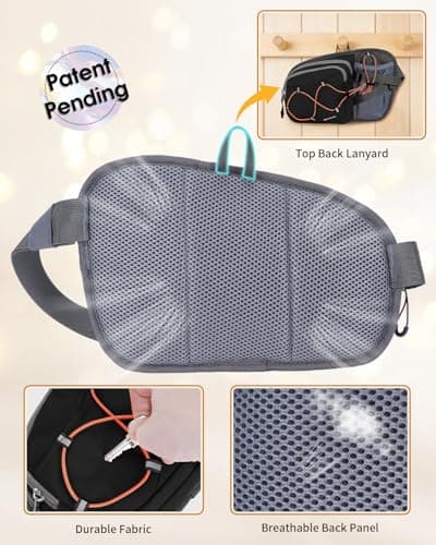 Sportsnew Bum Bag Fanny Pack for Men Women with Water Bottle Holder — view 3