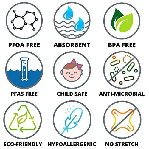 CIRCE CARE Pee Cloth: Silver Infused Pee rag for Women who Pee Outdoors, Reusable Absorbent Wipes, Eco alt. to Toilet Paper, Female Urination Solution for Camping, Hiking, Travel (1pc BlueDisco) — view 3