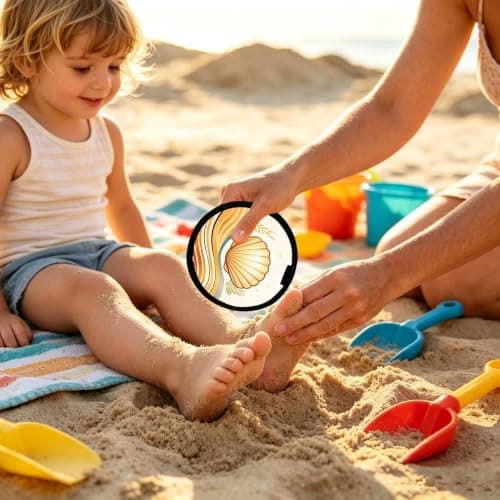 Sand Eraser for Beach with Carabiner Portable Travel Supplies — view 2
