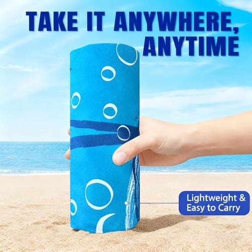 JAODFK 2 Pcs Microfibre Beach Towel 71"X32" Quick Dry Lightweight Sand Free Extra Large Thin Towels Travel Essentials For Adults Womens Swim Bath Accessories Mats Holiday Must Haves Coconut Tree — view 3