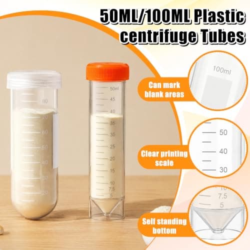 YINGENIVA Protein Powder Dispenser Container Set for Gym Fitness Travel — view 3