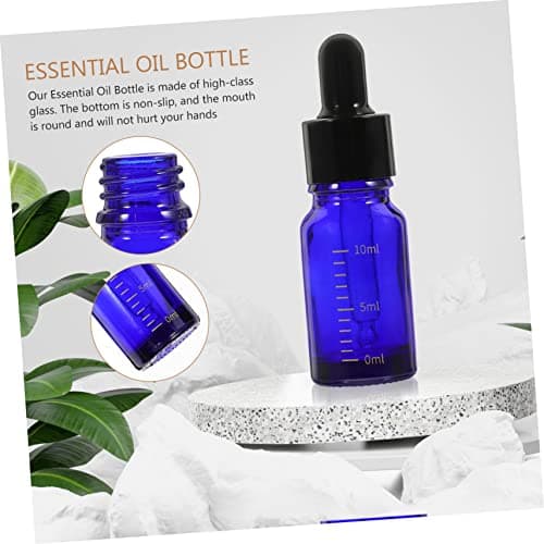 Glass Dropper Bottles with Scale 6 Pack 10ml for Essential Oils — view 3