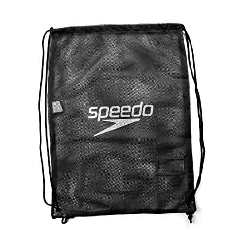 Speedo Unisex-Adult Pool Mesh Bag | Kit Bag | Swim Bag Bag, Black, One Size — view 3