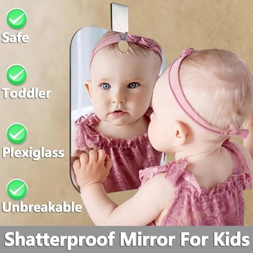 Shower Mirror Fogless for Shaving, Large 28 x 20 Cm (Included Stainless Steel Hook ) Shaving Mirror for Shower,Shatterproof Plastic Small Wall Mirrors for Travel, Little, Camping, Hanging Espejos — view 6