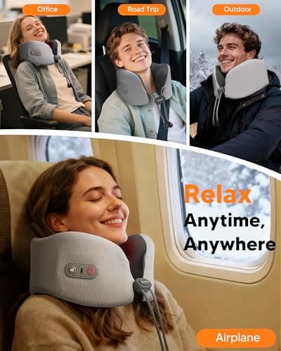 arboleaf Neck Pillow with Heat, Rechargeable Neck Warmer for Pain Relief — view 6