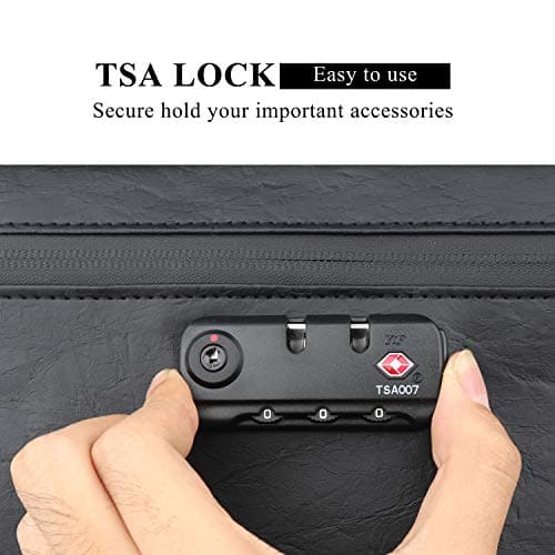 Wise Skies Blue Smell Proof Travel Bag for Herbs Perfect Stash Bag Lined Carbon Liner (Black) — view 6