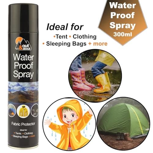 SuperGift.com 1x 300ml Water Proof Spray Fabric Protector For Clothing,Tents, Camping, Fishing,Shoes, Hiking — view 2