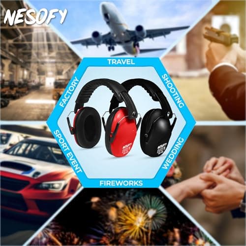 2 Ear Defenders Children 26dB Protection Noise Cancelling Kids Headphones — view 3