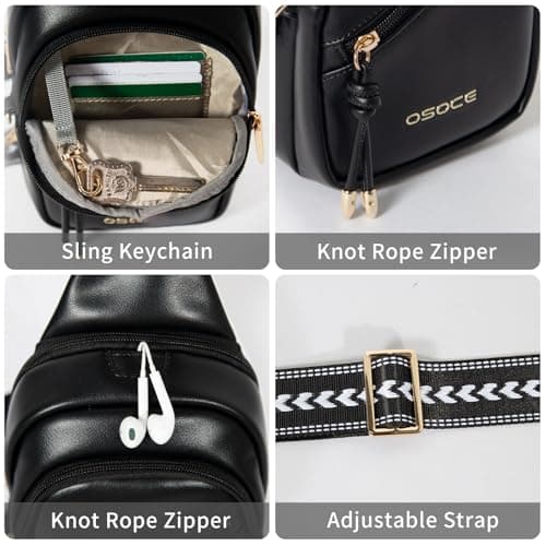 OSOCE Crossbody Bag for Women RFID Blocking Anti-theft Sling Shoulder Bag — view 6