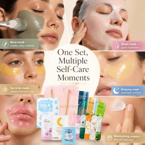 Face Mask Skincare Set - 28 Pcs Pamper Gifts for Women - Skincare Set — view 3