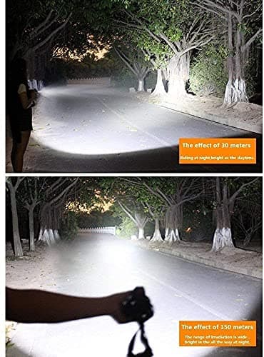 Waterproof 10000 Lumen 3 Led Headlamp XML T6 Head Lamp Powerful Led Headlight, Rechargeable Flashlight Head Lights for Camping, Hiking, Outdoors (Gold) (Gold) — view 6