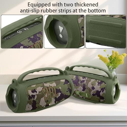co2CREA Silicone Case for JBL Charge 5 WiFi and Bluetooth Speaker — view 4