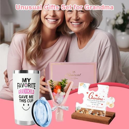 TOONGEEN Grandma Gifts, 20oz Stainless Steel Travel Mug Gifts for Grandma — view 2