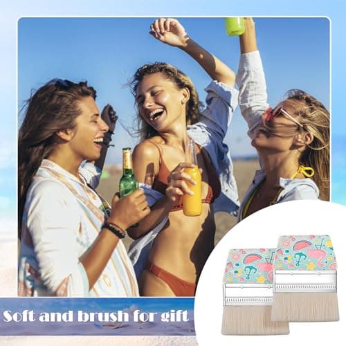Yuecda Sand Beach Cleaning Brush Body Skin Feet Sand Remover for Beach Volleyball Sandboxes Beach Events Water Activities Sand Occasion — view 6