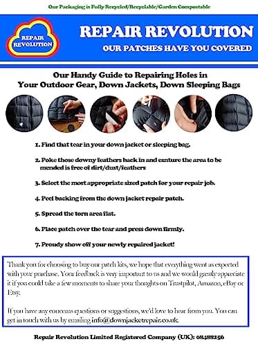PERFECT PATCH KIT - Self-Adhesive Down Jacket Repair Patches | Waterproof, Tear-Resistant, Pre-Cut Nylon Patches | 16-Piece Set for Down Coats, Sleeping Bags, Tents, & Outdoor Gear - Burgundy — view 2