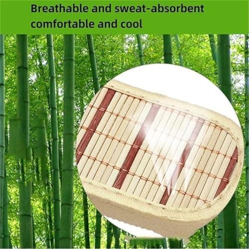 Zureto Chinese Mesh Slippers for Women, Womens Floral Hollow Chinese House Mesh Floral Slippers, Breathable Bamboo Sandal (Red B, Adult, Women, 5.5, Numeric, UK Footwear Size System, Medium) — view 5