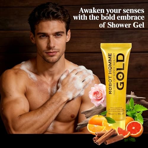 Men’s Luxury Skincare & Perfume Gift Set, Includes Mens Aftershave Balm, Perfume, Showel Gel, Men’s Travel Face Care & Fragrance Kit, Gifts for Teen Boys Men Birthday Valentines Day Christmas — view 4