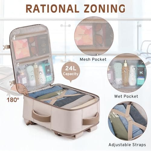 ETRONIK Ryanair Cabin Bags 40x30x20 Underseat, 24L Rucksack Travel Backpack — view 3