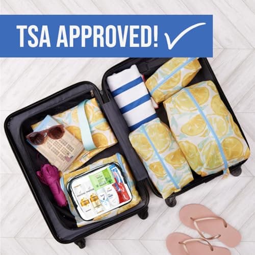 Womens Mini Travel Toiletries Set - Essentials for Hospital, Materinty, Camping, Holiday & Vacation, Travel Size Toiletries Under 100ml, Clear Travel Bag, Mini Toiletries, Airport Security Approved — view 2