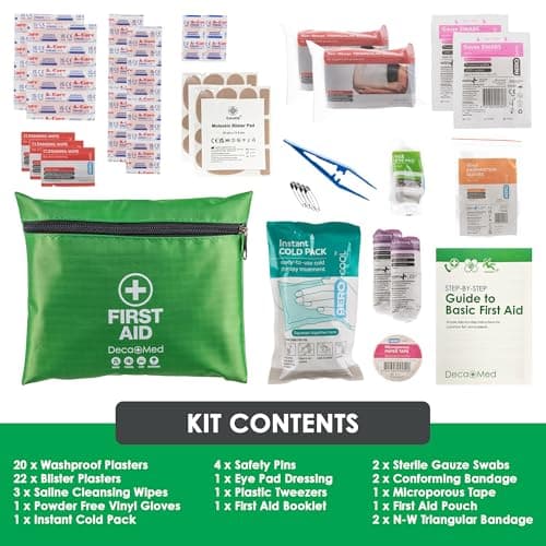 Deca+Med Premium First Aid Kits | Safety Essentials for Home, Office, Car, Caravan, Travel, and Camping (Small First Aid Kit) — view 2