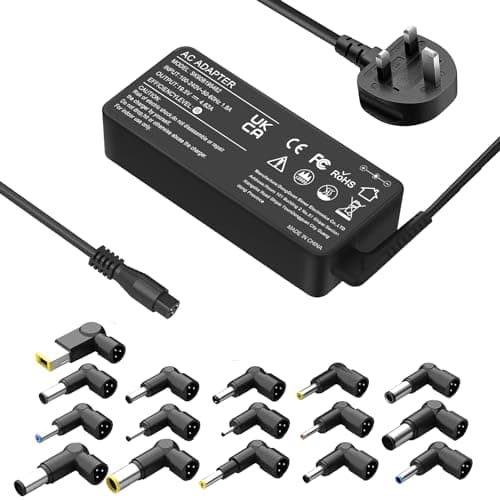 90W Universal Laptop Charger with 16 Tips AC Power Adapter Compatible with HP Dell Len-ovo Acer Asus IBM Samsung Toshiba Sony Gateway Notebook Ultrabook Laptop