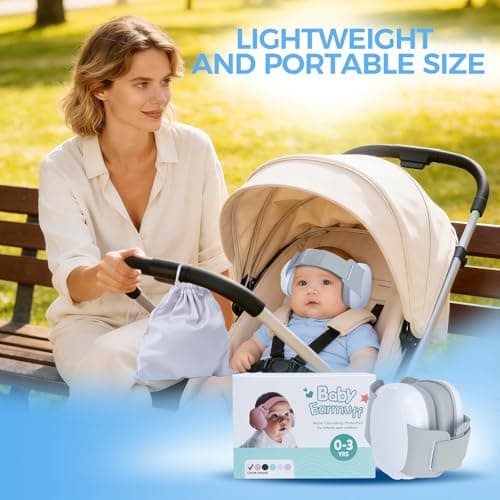NAYEZH Baby Ear Defenders for 0-3 Years, Adjustable with Hearing‑Protection — view 5