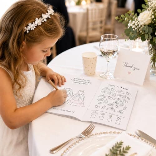 Hartscraft Flower Girl Activity Book for Kids – A5 Wedding Colouring Book with 24 Games, Puzzles, Mazes, Word Search, Drawing & Fun Wedding Activities — view 3