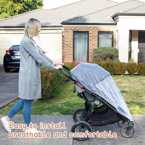 TAGMEIU Baby Mosquito Net for Pram, Portable Universal Pram Net Cover — view 6
