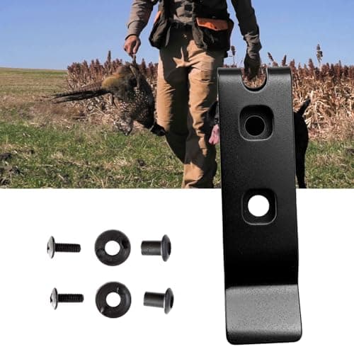 NYCEMAKEUP 2 Sets Sheath Waist Clip Scabbard Back Clip Sheath Back Waist Clip Stainless Steel Outdoor Knife Clip Waist Clip Back Clip — view 2