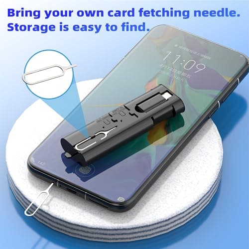 Travel Gadgets (5in1) Cable USB Adapter Storage 60W Charging USB C 27W Lightning for iPhone 17 16 15 Pro Data Micro USB Multi Kit Charger Phone Mobile Case Bag Box Card Keyring Multifunctional Set SIM — view 6