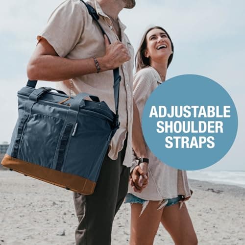CleverMade Pacifica Collapsible Cooler, Medium Insulated Bag, Cool Gray — view 5