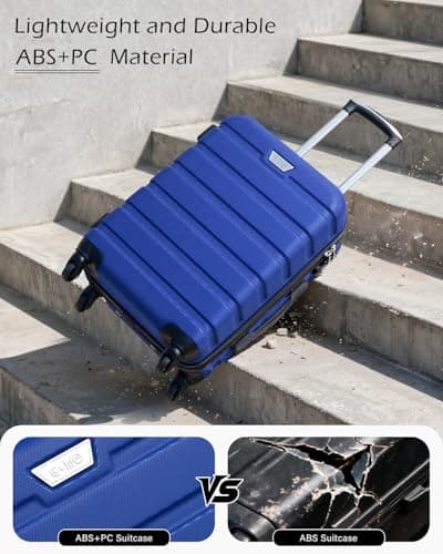 COOLIFE 28 Inch Large Suitcase, ABS+PC, Lightweight Hard Shell Luggage — view 2